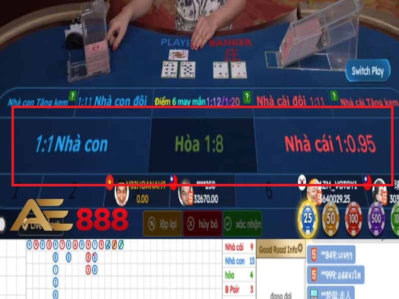 Những cửa đặt quan trọng trong baccarat Những cửa đặt quan trọng trong baccarat